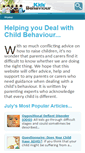 Mobile Screenshot of kidsbehaviour.co.uk